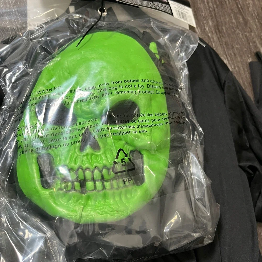 Kids Skeleton Costume with Mask Glow in‎ the Dark Bones Halloween